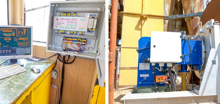 Монтаж газовых горелок на асфальтосмесительные установки «Кредмаш». Монтаж газовых горелок на асфальтосмесительные установки «Кредмаш».